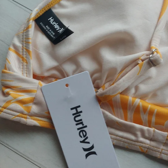HURLEY NEW Tropical Sunburst Bikini Set - Picture 7 of 11